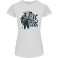Rock Was Better Before Electric Guitar Music Womens Petite Cut T-Shirt White