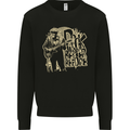 Rock Was Better Before Guitar Music Kids Sweatshirt Jumper Black