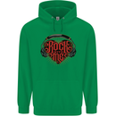 Rock With Me Heavy Metal Music Guitar Childrens Kids Hoodie Irish Green