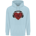 Rock With Me Heavy Metal Music Guitar Childrens Kids Hoodie Light Blue