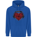 Rock With Me Heavy Metal Music Guitar Childrens Kids Hoodie Royal Blue
