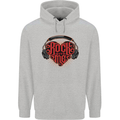 Rock With Me Heavy Metal Music Guitar Childrens Kids Hoodie Sports Grey