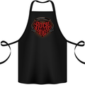 Rock With Me Heavy Metal Music Guitar Cotton Apron 100% Organic Black