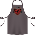 Rock With Me Heavy Metal Music Guitar Cotton Apron 100% Organic Dark Grey