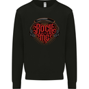 Rock With Me Heavy Metal Music Guitar Kids Sweatshirt Jumper Black