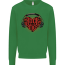 Rock With Me Heavy Metal Music Guitar Kids Sweatshirt Jumper Irish Green