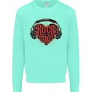 Rock With Me Heavy Metal Music Guitar Kids Sweatshirt Jumper Peppermint