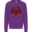 Rock With Me Heavy Metal Music Guitar Kids Sweatshirt Jumper Purple