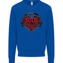 Rock With Me Heavy Metal Music Guitar Kids Sweatshirt Jumper Royal Blue