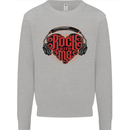Rock With Me Heavy Metal Music Guitar Kids Sweatshirt Jumper Sports Grey
