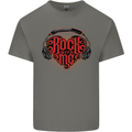 Rock With Me Heavy Metal Music Guitar Kids T-Shirt Childrens Charcoal