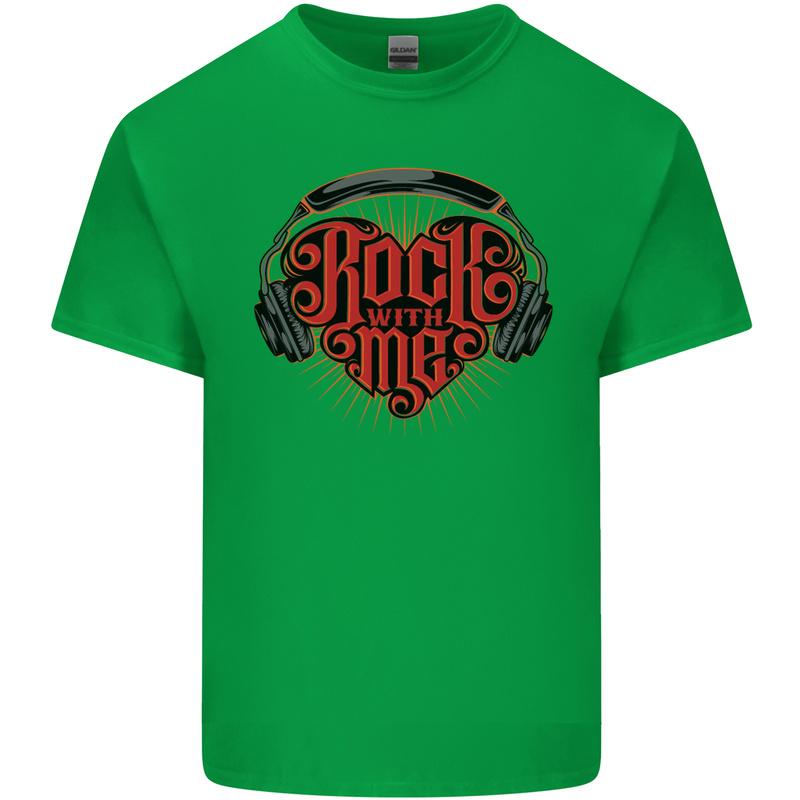 Rock With Me Heavy Metal Music Guitar Kids T-Shirt Childrens Irish Green