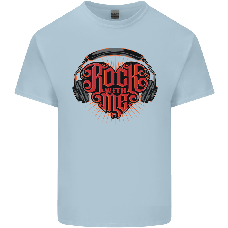 Rock With Me Heavy Metal Music Guitar Kids T-Shirt Childrens Light Blue