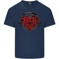 Rock With Me Heavy Metal Music Guitar Kids T-Shirt Childrens Navy Blue