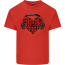 Rock With Me Heavy Metal Music Guitar Kids T-Shirt Childrens Red