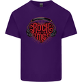 Rock With Me Heavy Metal Music Guitar Mens Cotton T-Shirt Tee Top Purple