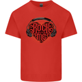 Rock With Me Heavy Metal Music Guitar Mens Cotton T-Shirt Tee Top Red