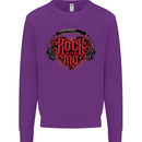 Rock With Me Heavy Metal Music Guitar Mens Sweatshirt Jumper Purple
