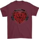 Rock With Me Heavy Metal Music Guitar Mens T-Shirt Cotton Gildan Maroon