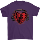 Rock With Me Heavy Metal Music Guitar Mens T-Shirt Cotton Gildan Purple