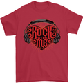 Rock With Me Heavy Metal Music Guitar Mens T-Shirt Cotton Gildan Red