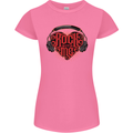 Rock With Me Heavy Metal Music Guitar Womens Petite Cut T-Shirt Azalea