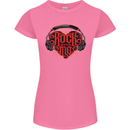 Rock With Me Heavy Metal Music Guitar Womens Petite Cut T-Shirt Azalea