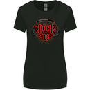 Rock With Me Heavy Metal Music Guitar Womens Wider Cut T-Shirt Black