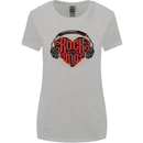 Rock With Me Heavy Metal Music Guitar Womens Wider Cut T-Shirt Sports Grey
