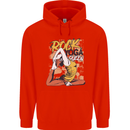 Rock Yoga Queen Childrens Kids Hoodie Bright Red