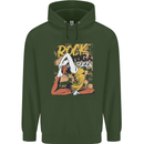 Rock Yoga Queen Childrens Kids Hoodie Forest Green