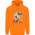 Rock Yoga Queen Childrens Kids Hoodie Orange