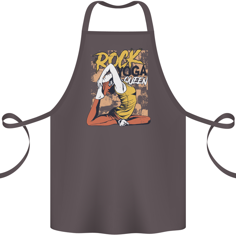 Rock Yoga Queen Cotton Apron 100% Organic Dark Grey