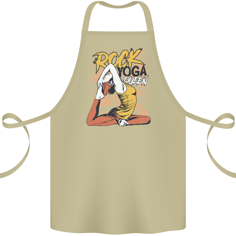 Rock Yoga Queen Cotton Apron 100% Organic Khaki