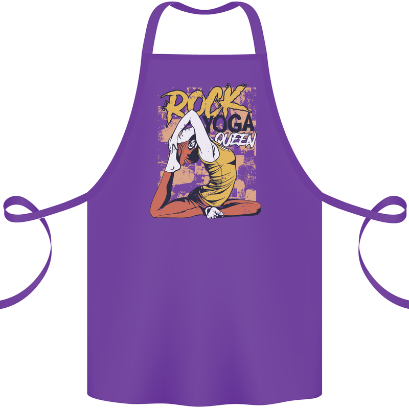 Rock Yoga Queen Cotton Apron 100% Organic Purple