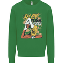 Rock Yoga Queen Kids Sweatshirt Jumper Irish Green
