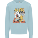 Rock Yoga Queen Kids Sweatshirt Jumper Light Blue