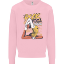 Rock Yoga Queen Kids Sweatshirt Jumper Light Pink