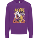Rock Yoga Queen Kids Sweatshirt Jumper Purple