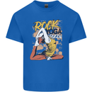Rock Yoga Queen Kids T-Shirt Childrens Royal Blue