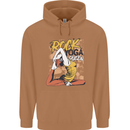 Rock Yoga Queen Mens 80% Cotton Hoodie Caramel Latte