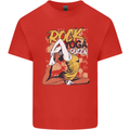 Rock Yoga Queen Mens Cotton T-Shirt Tee Top Red