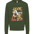 Rock Yoga Queen Mens Sweatshirt Jumper Forest Green