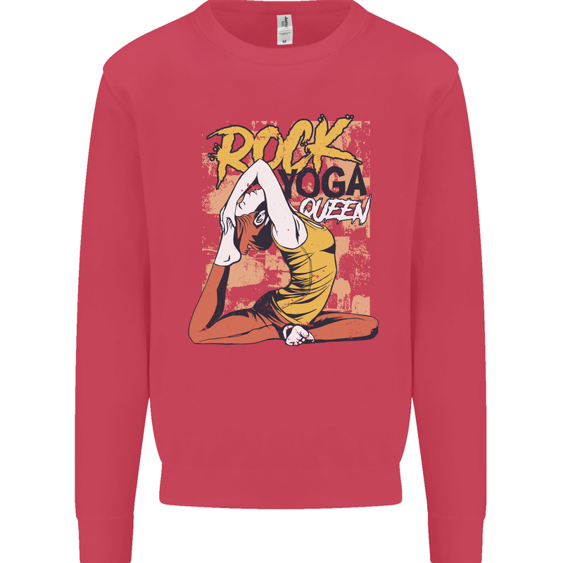Rock Yoga Queen Mens Sweatshirt Jumper Heliconia