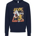 Rock Yoga Queen Mens Sweatshirt Jumper Navy Blue