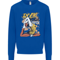 Rock Yoga Queen Mens Sweatshirt Jumper Royal Blue