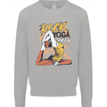 Rock Yoga Queen Mens Sweatshirt Jumper Sports Grey