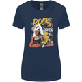 Rock Yoga Queen Womens Wider Cut T-Shirt Navy Blue