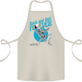 Rock & Roll Forever Air Guitar Skeleton Skull Cotton Apron 100% Organic Natural