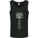 Rock & Roll Guitar Hand Guitarist Electric Mens Vest Tank Top Black